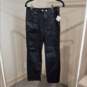 Blank NYC Black Leather Pants
